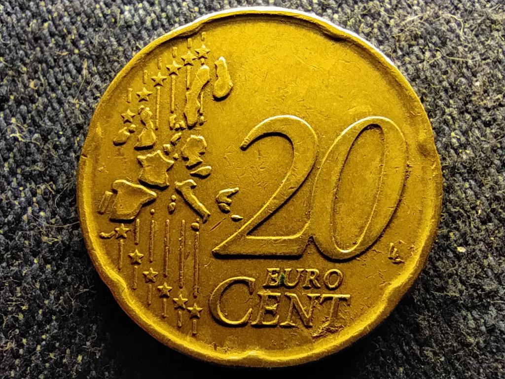 Portug&aacute;lia Harmadik K&ouml;zt&aacute;rsas&aacute;g (1974-) 20 Euro Cent 