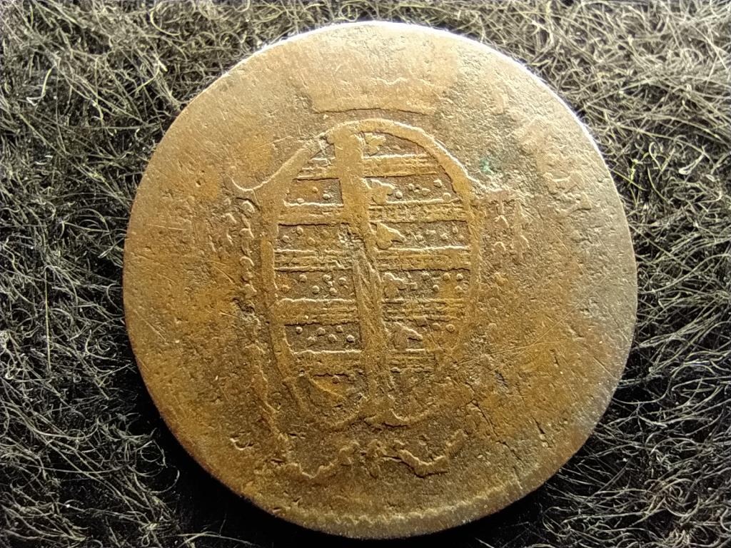 N&eacute;met &Aacute;llamok Sz&aacute;sz-Coburg-Saalfeld hercegs&eacute;g I. Ernő (1806-1826) 1 Pfennig 