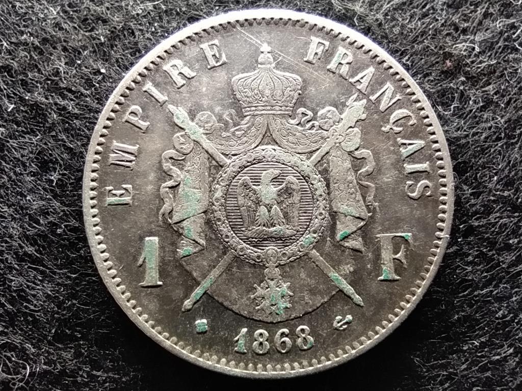 Franciaorsz&aacute;g III. Nap&oacute;leon (1852-1870) .835 Ez&uuml;st 1 Frank 