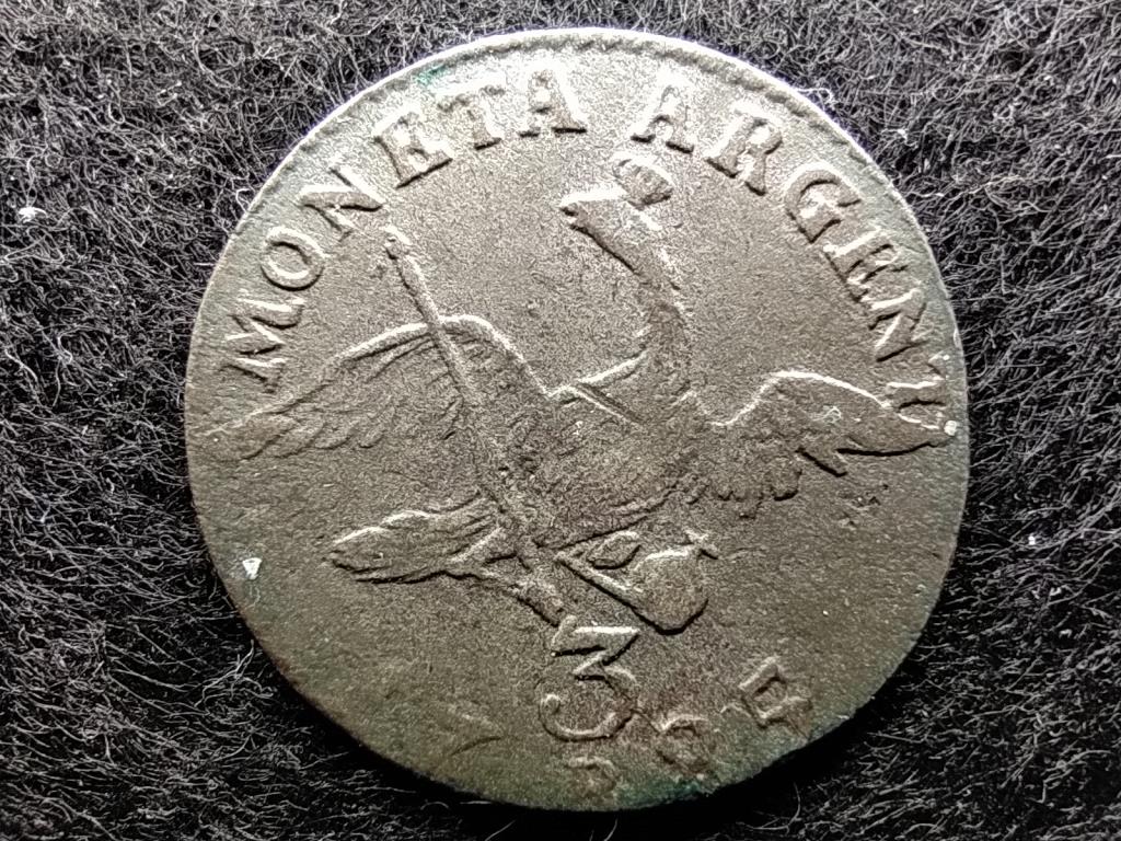 Poroszorsz&aacute;g II. (Nagy) Frigyes (1740-1786) 3 krajc&aacute;r 