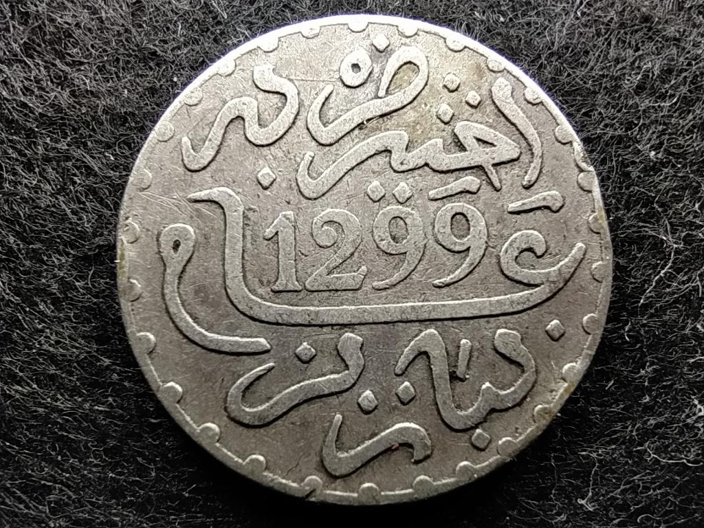 Marokk&oacute; I. Hassz&aacute;n (1873-1894) .835 Ez&uuml;st 1 Dirham 