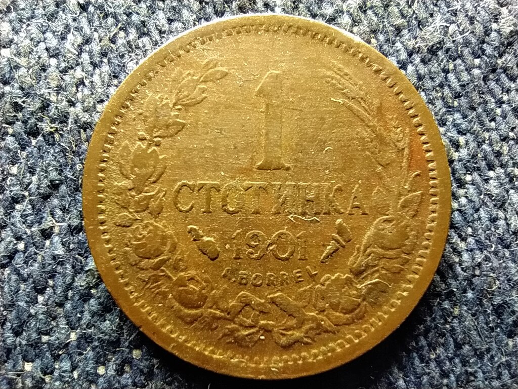 Bulg&aacute;ria I. Ferdin&aacute;nd (1887-1908) 1 Stotinka 