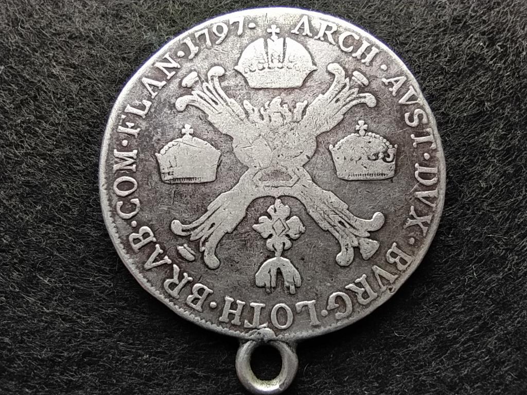 Ausztria II. Ferenc (1792-1795) .873 Ez&uuml;st 1/2 Koronatall&eacute;r 