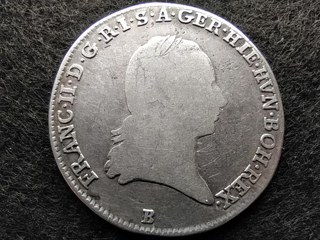 Ausztria II. Ferenc (1792-1795) .873 Ez&uuml;st 1/4 Koronatall&eacute;r 