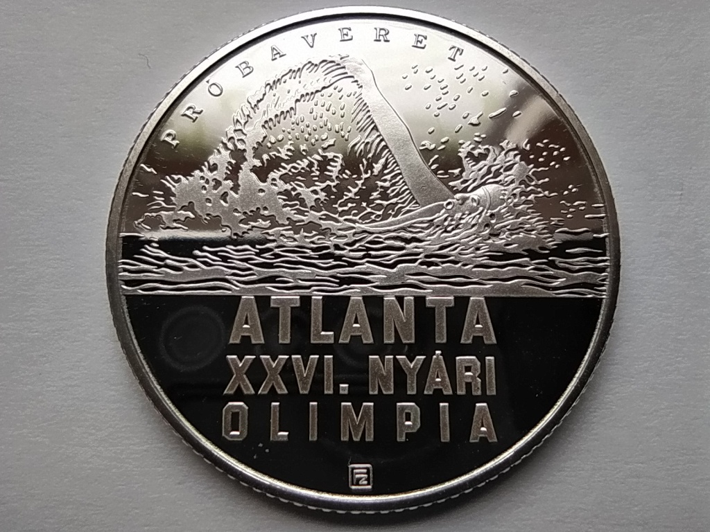 Magyarorsz&aacute;g 1996. &eacute;vi ny&aacute;ri olimpia, Atlanta Ez&uuml;st 200 Forint Pr&oacute;baveret