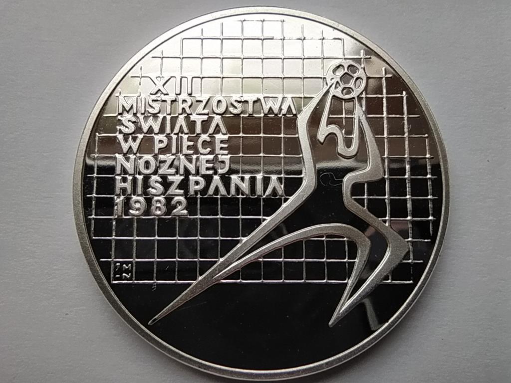 Lengyelorsz&aacute;g Labdar&uacute;g&oacute;-vil&aacute;gbajnoks&aacute;g Spanyolorsz&aacute;g .750 Ez&uuml;st 200 Zloty 