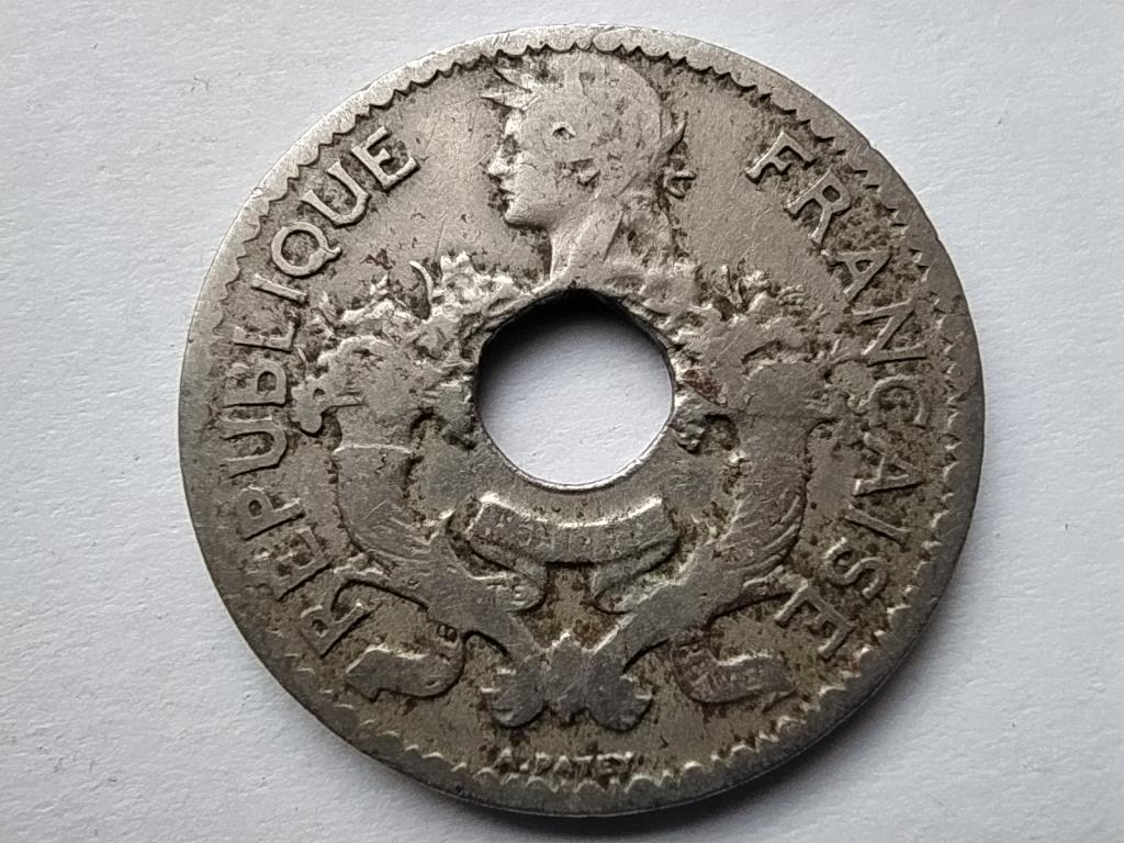 Franciaorsz&aacute;g Indok&iacute;na 5 Centimes 