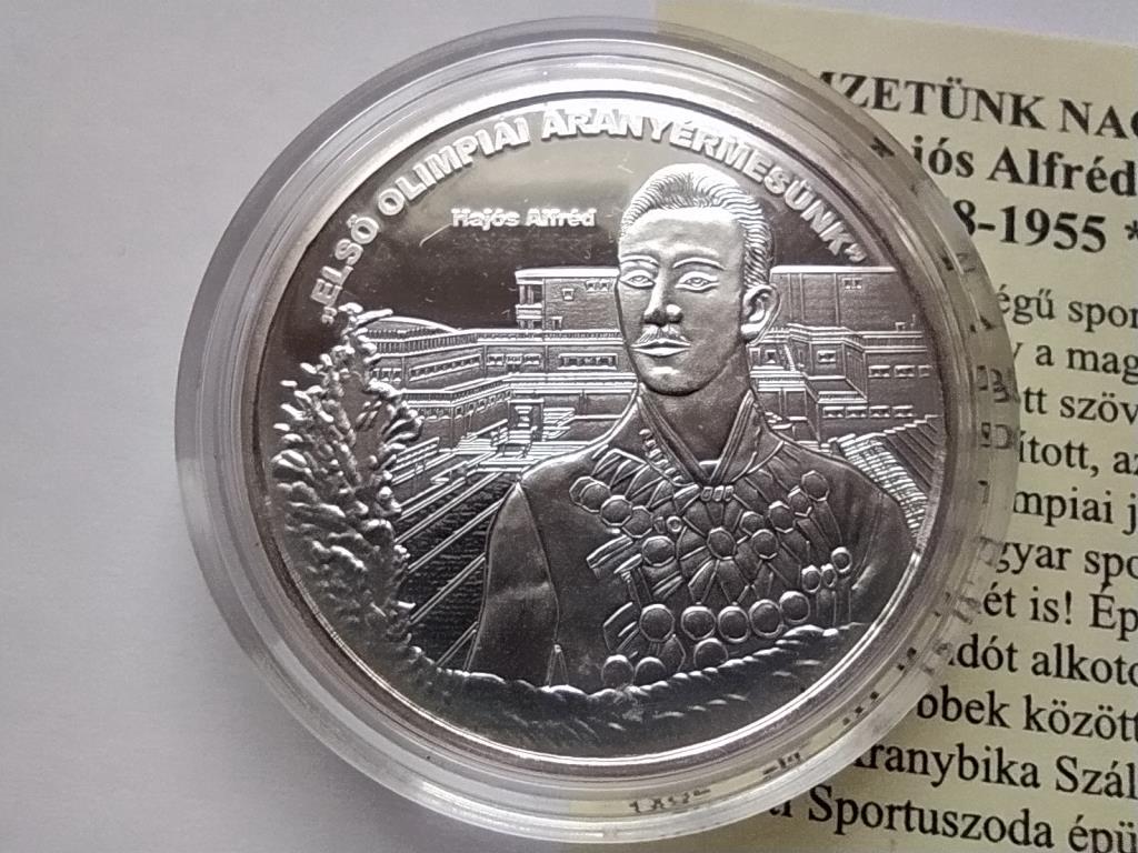 Magyarorsz&aacute;g Nemzet&uuml;nk nagyjai Haj&oacute;s Alfr&eacute;d .333 Ez&uuml;st &Eacute;rem