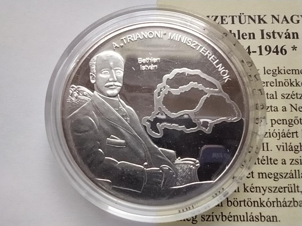 Magyarorsz&aacute;g Nemzet&uuml;nk nagyjai Bethlen Istv&aacute;n .333 Ez&uuml;st &Eacute;rem