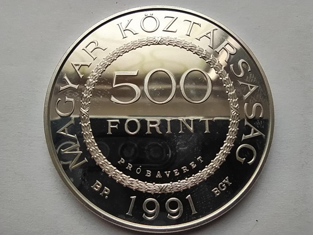 Magyarorsz&aacute;g Sz&aacute;z&eacute;ves a kos&aacute;rlabdaj&aacute;t&eacute;k Ez&uuml;st 500 Forint Pr&oacute;baveret