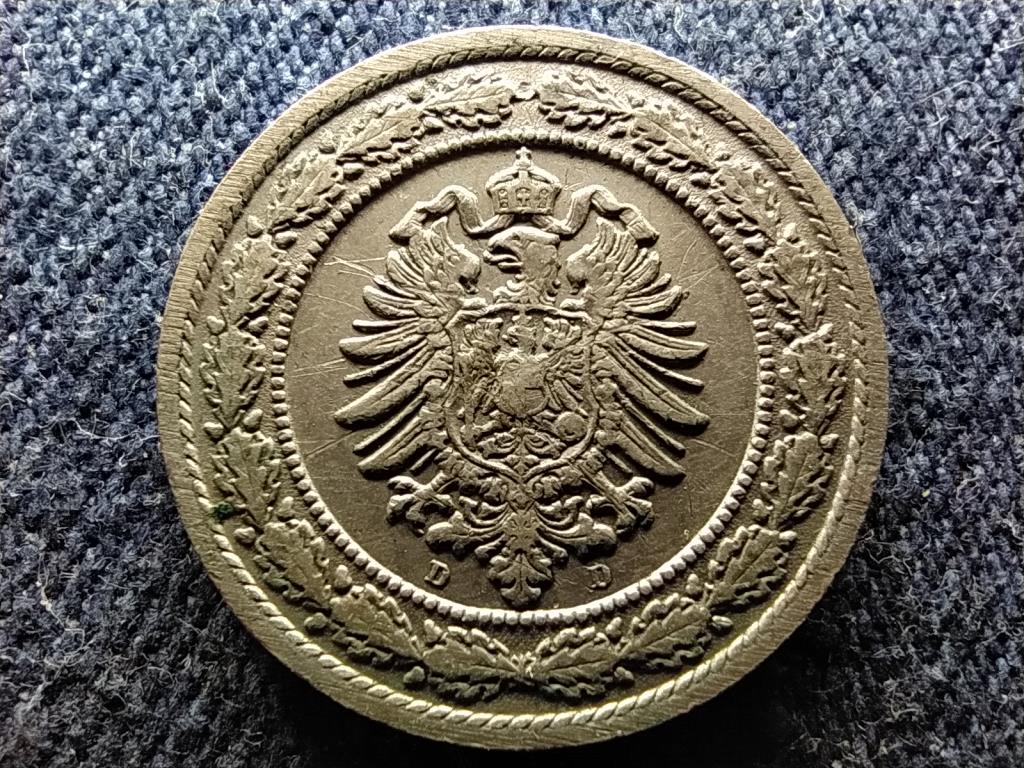 N&eacute;metorsz&aacute;g I. Vilmos (1871-1888) 20 Pfennig 