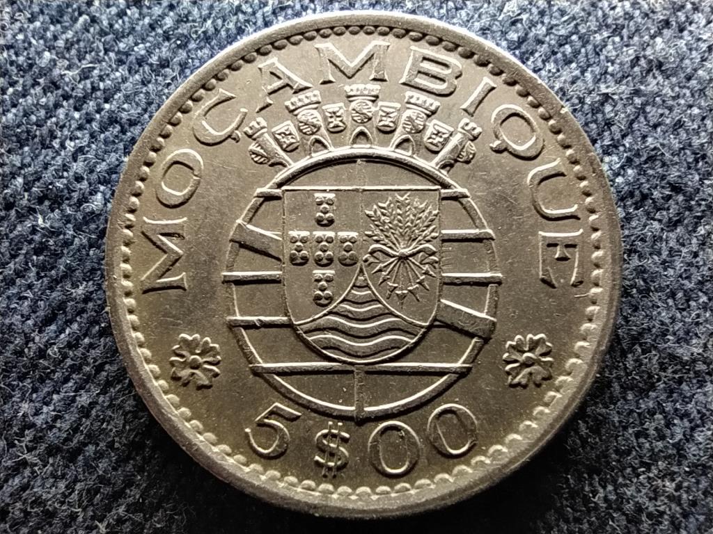 Mozambik Portug&aacute;lia tengerent&uacute;li tartom&aacute;nya (1951-1975) 5 Escudo 