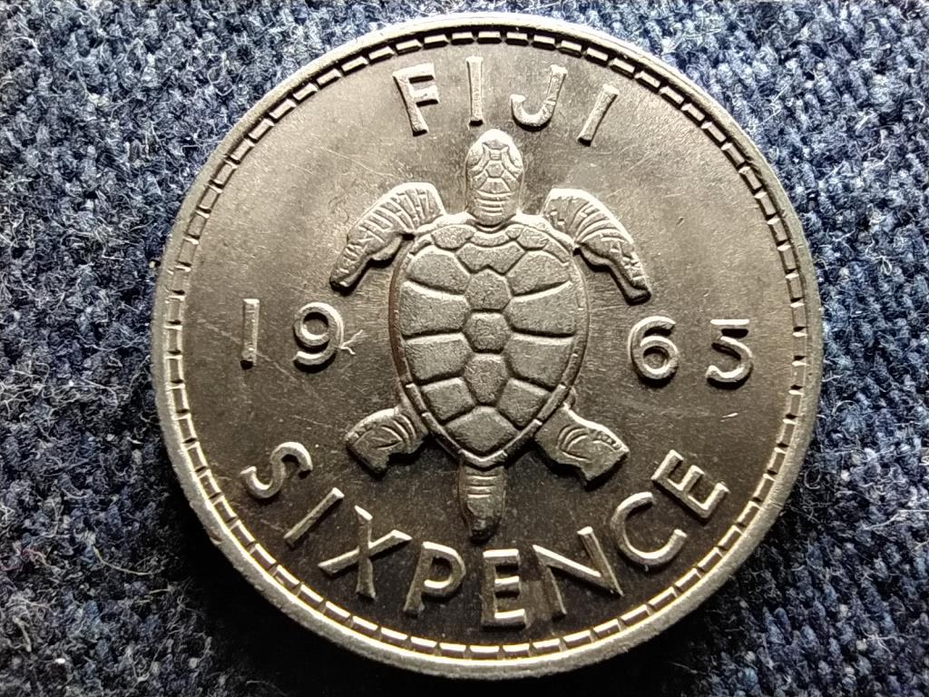 Fidzsi-szigetek II. Erzs&eacute;bet (1952-1976) 6 Penny 