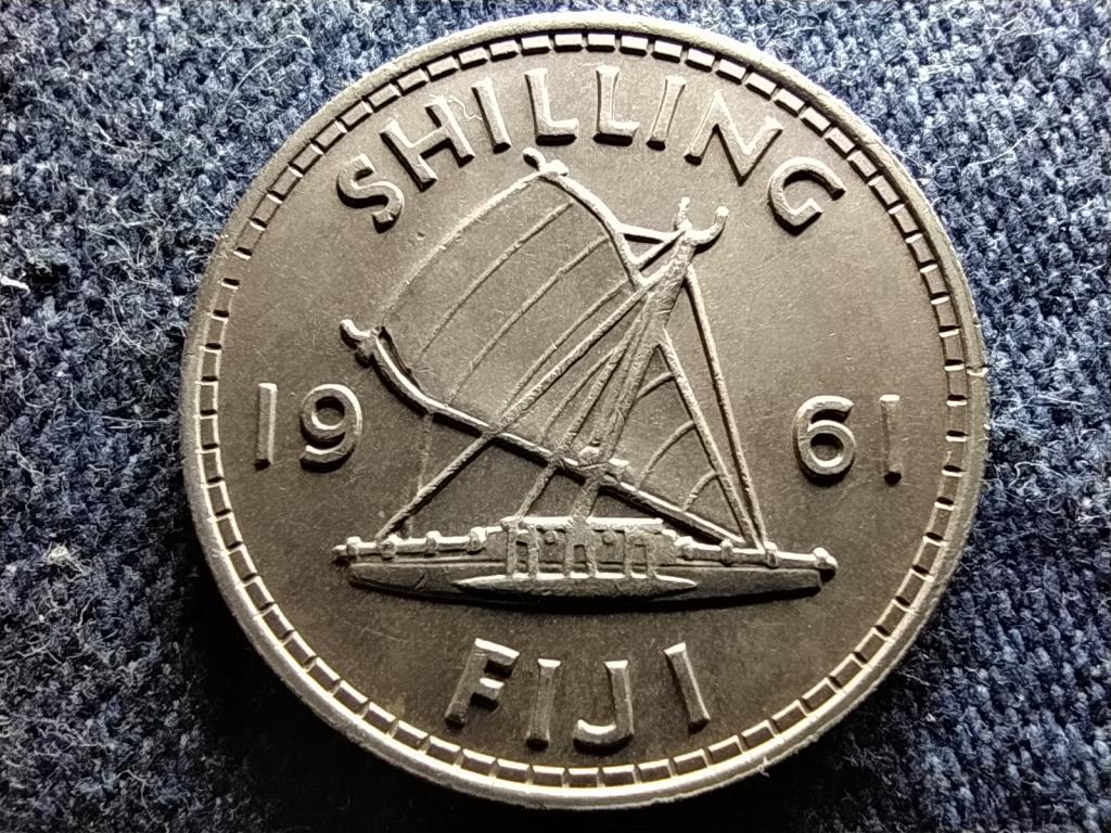 Fidzsi-szigetek II. Erzs&eacute;bet (1952-1976) 1 shilling 