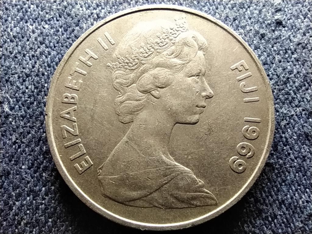Fidzsi-szigetek II. Erzs&eacute;bet (1952-1976) 20 Cent 