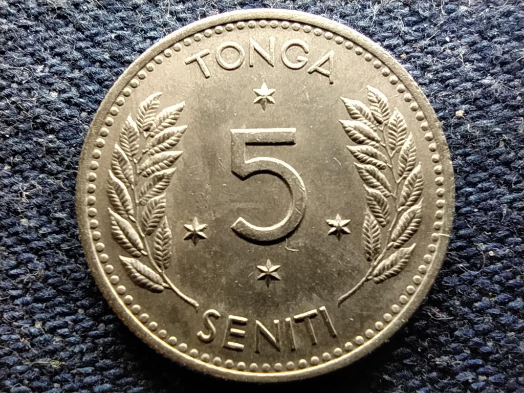 Tonga IV. Tupou (1965-2006) 5 Seniti 