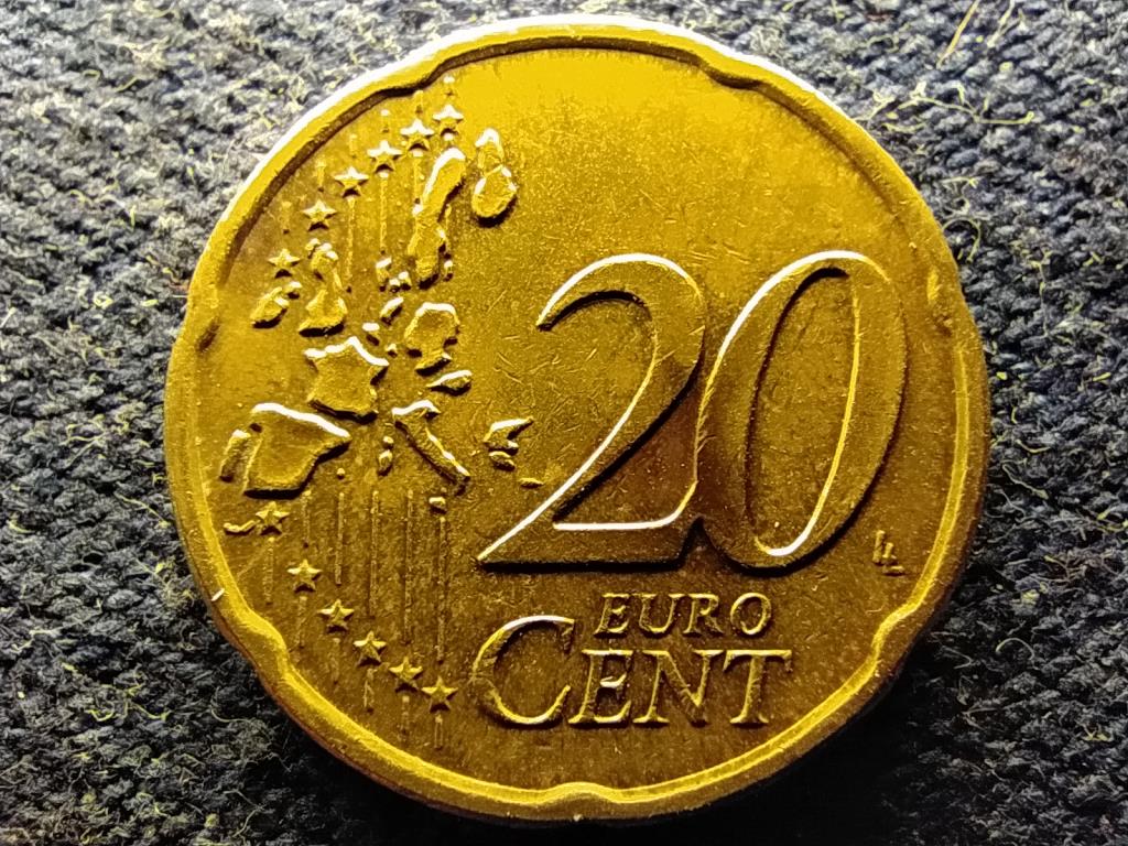 N&eacute;metorsz&aacute;g Sz&ouml;vets&eacute;gi K&ouml;zt&aacute;rsas&aacute;g (1949-) 20 Euro Cent 