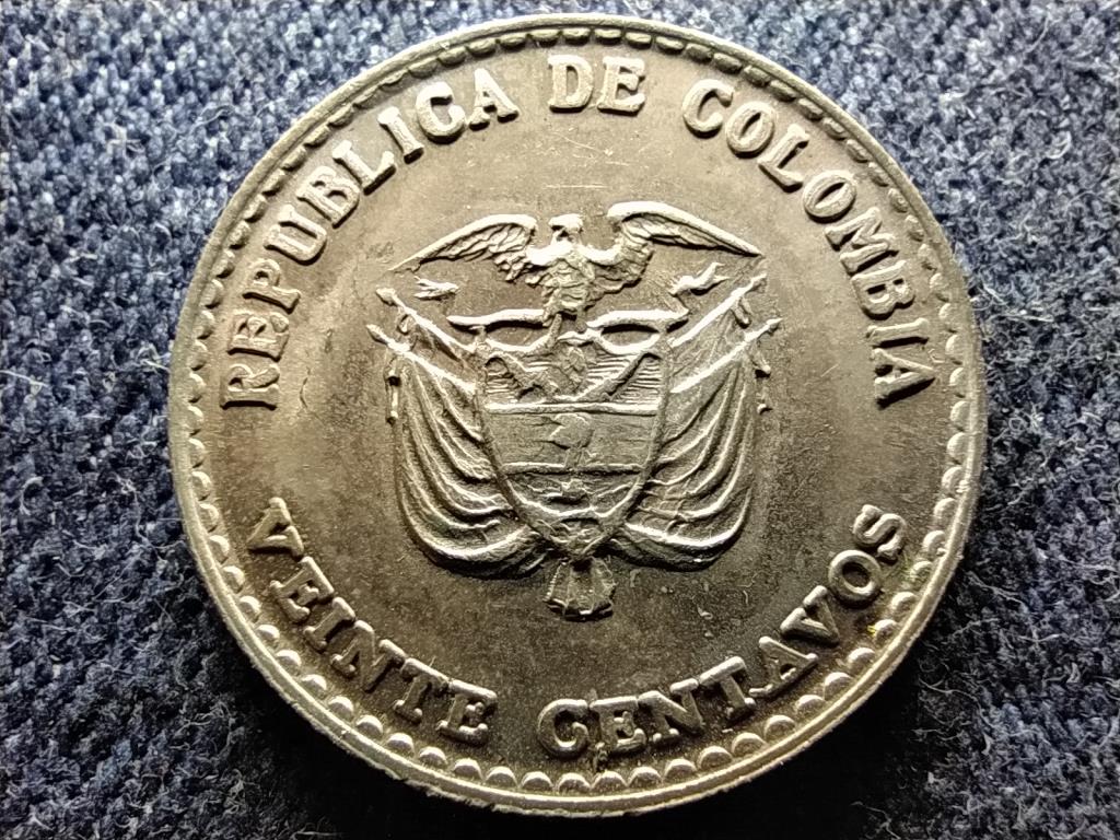 Kolumbia K&ouml;zt&aacute;rsas&aacute;g (1886-) 20 centavo 