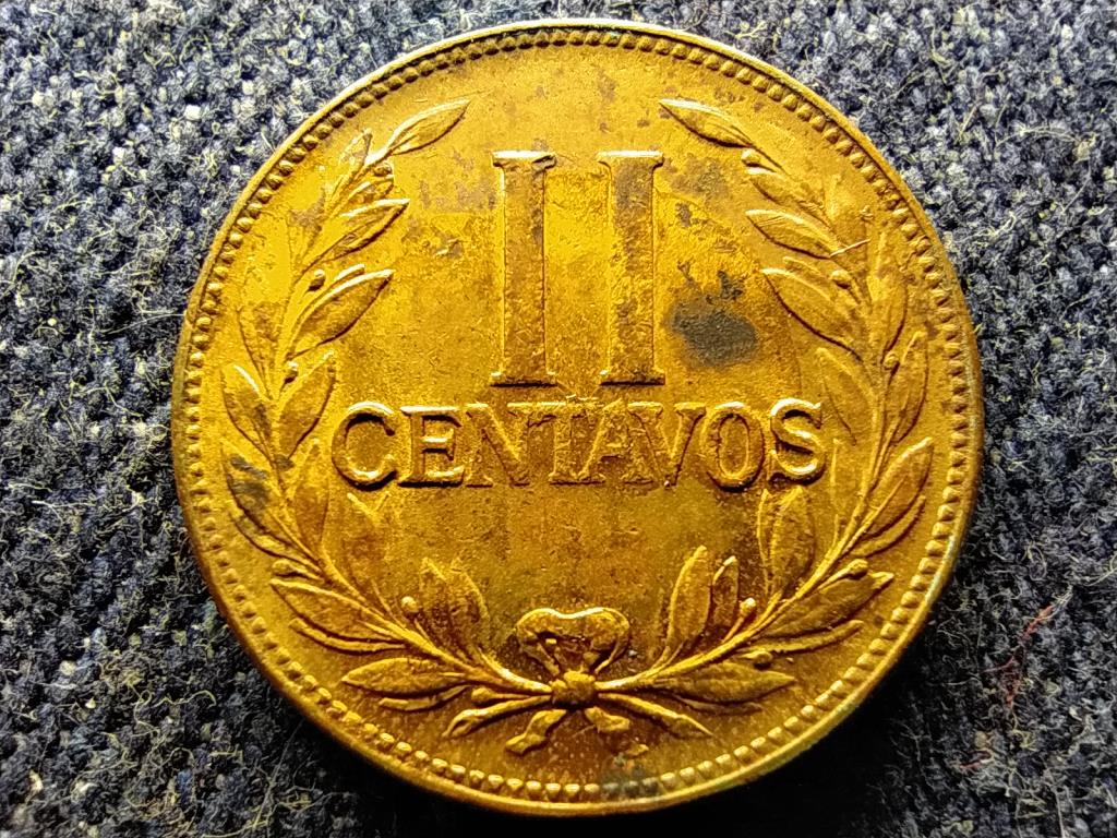 Kolumbia K&ouml;zt&aacute;rsas&aacute;g (1886-) 2 centavo 