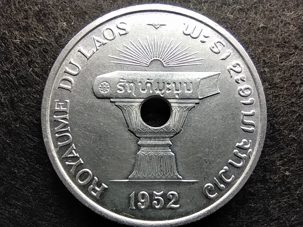 Laosz Sisavang Vong (1946-1959) 50 Cent 