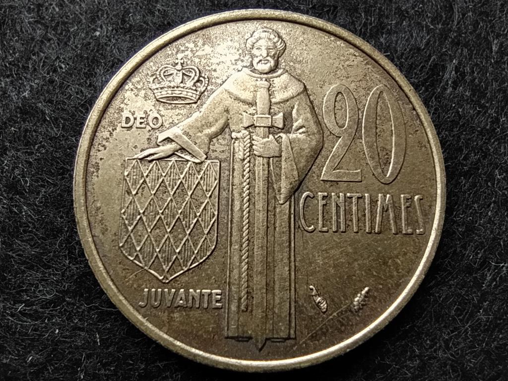 Monaco III. Rainier (1949-2005) 20 Centime 