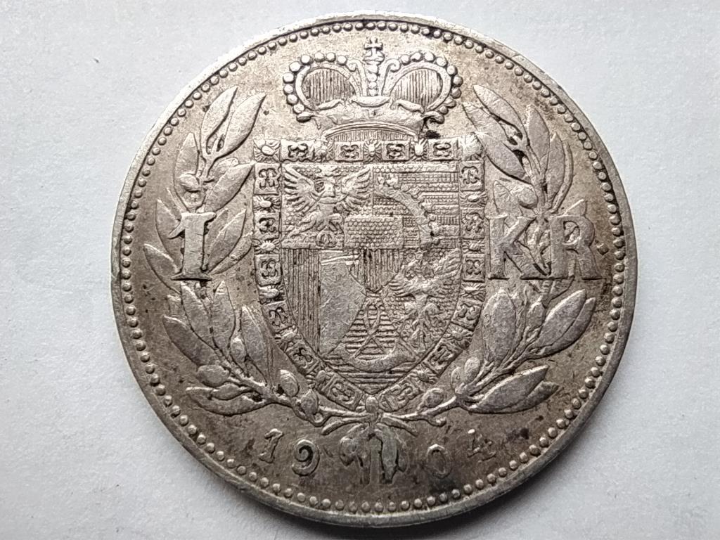 Liechtenstein II. J&aacute;nos herceg (1858-1929) .835 Ez&uuml;st 1 korona 