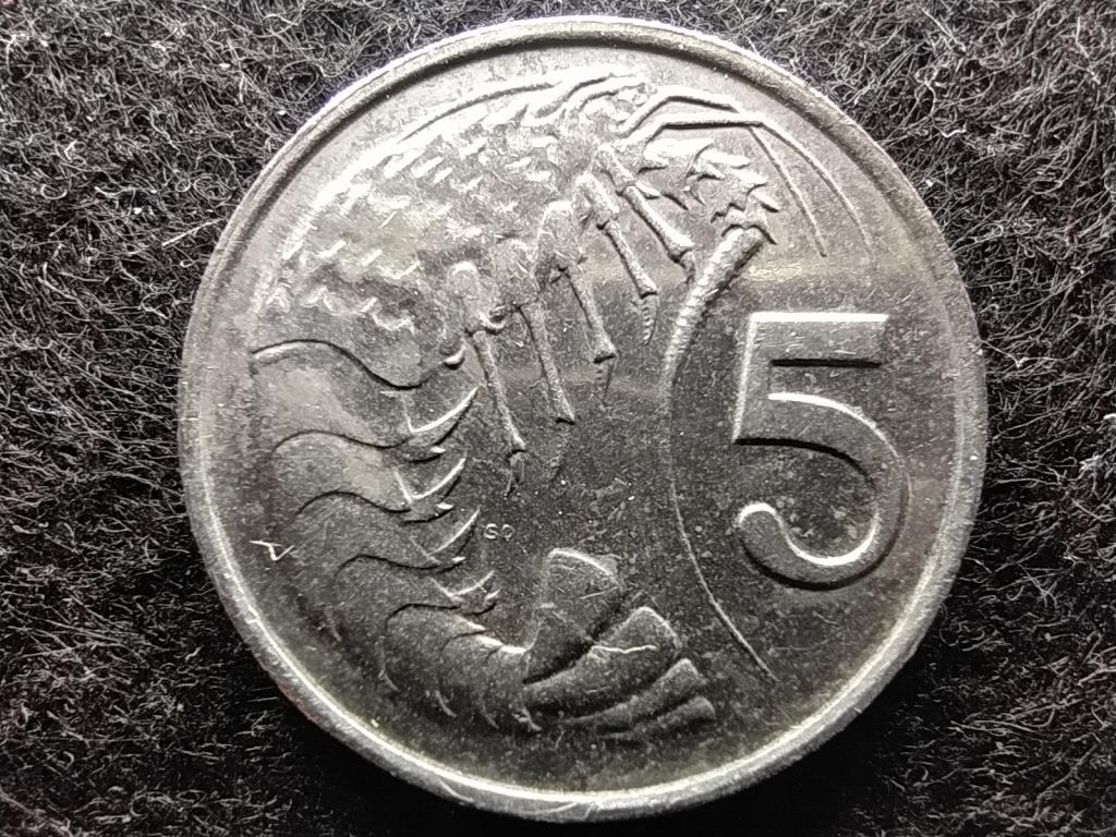 Kajm&aacute;n-szigetek II. Erzs&eacute;bet (1952-2022) 5 Cent 