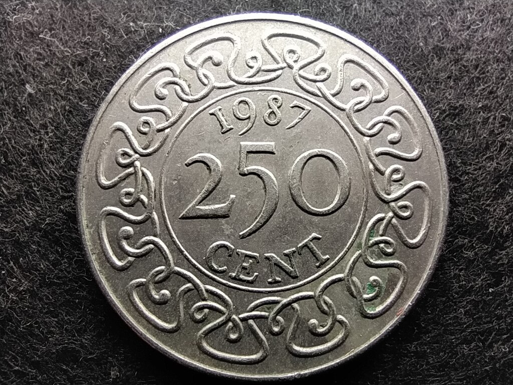 Suriname K&ouml;zt&aacute;rsas&aacute;g (1975-) 250 Cent 