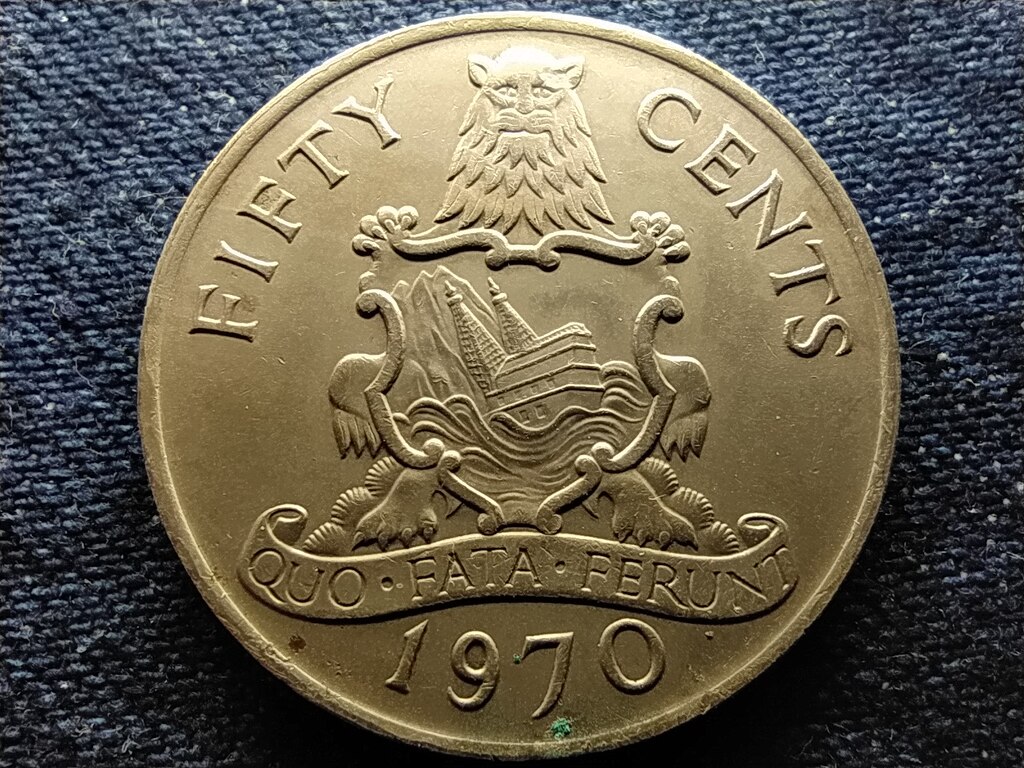 Bermuda II. Erzs&eacute;bet (1952-1961) 50 Cent 