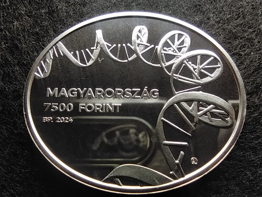 Magyarorsz&aacute;g Magyar Nobel-d&iacute;jasok Karik&oacute; Katalin .925 Ez&uuml;st 7500 Forint 