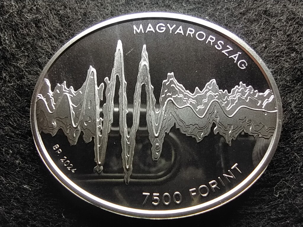 Magyarorsz&aacute;g Magyar Nobel-d&iacute;jasok Krausz Ferenc .925 Ez&uuml;st 7500 Forint 