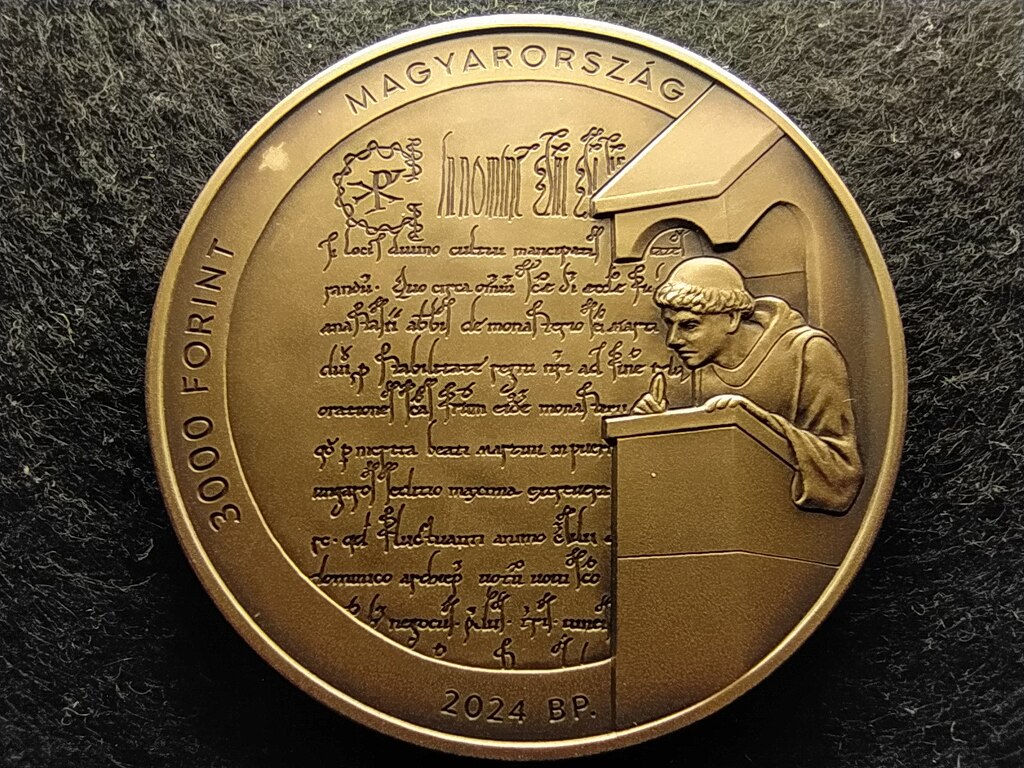 Magyarorsz&aacute;g Nemzeti T&ouml;rt&eacute;nelmi Eml&eacute;khelyek Pannonhalmi Benc&eacute;s Főap&aacute;ts&aacute;g 3000 Forint 
