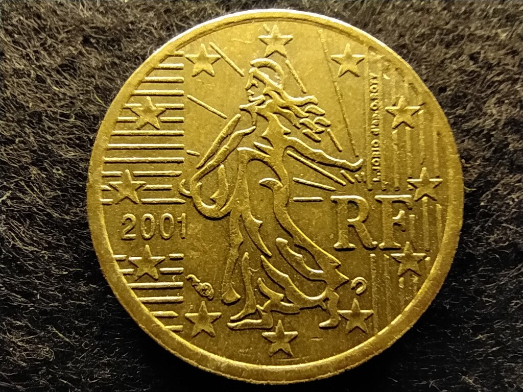 Franciaorsz&aacute;g &Ouml;t&ouml;tdik K&ouml;zt&aacute;rsas&aacute;g (1958-) 10 Euro Cent 