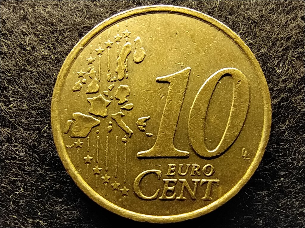 Franciaorsz&aacute;g &Ouml;t&ouml;tdik K&ouml;zt&aacute;rsas&aacute;g (1958-) 10 Euro Cent 