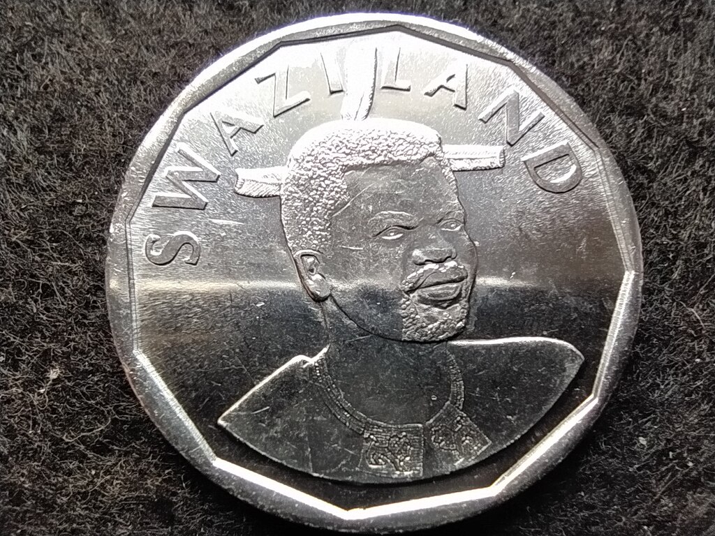 Szv&aacute;zif&ouml;ld III. Mswati (1986-) 50 Cent 