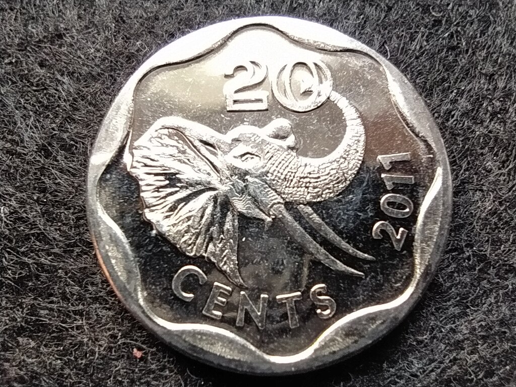 Szv&aacute;zif&ouml;ld III. Mswati (1986-) 20 Cent 