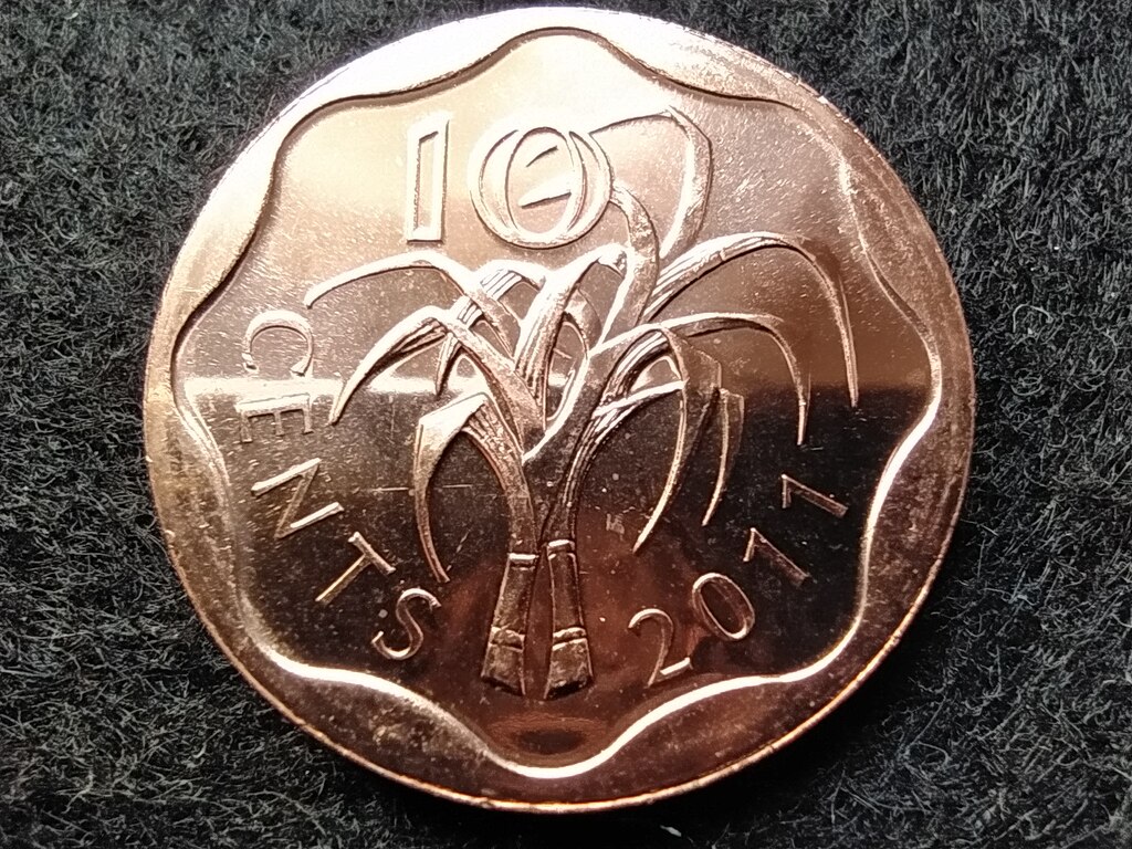 Szv&aacute;zif&ouml;ld III. Mswati (1986-) 10 Cent 