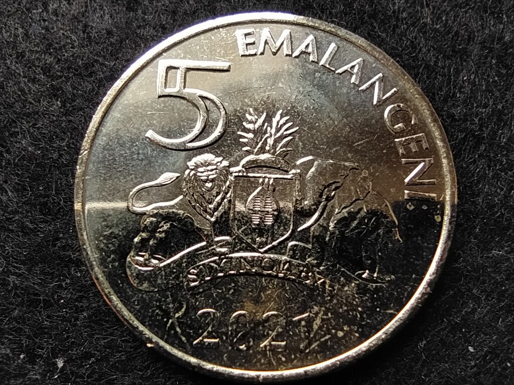 Szv&aacute;zif&ouml;ld III. Mswati (1986-) 5 emalangeni 