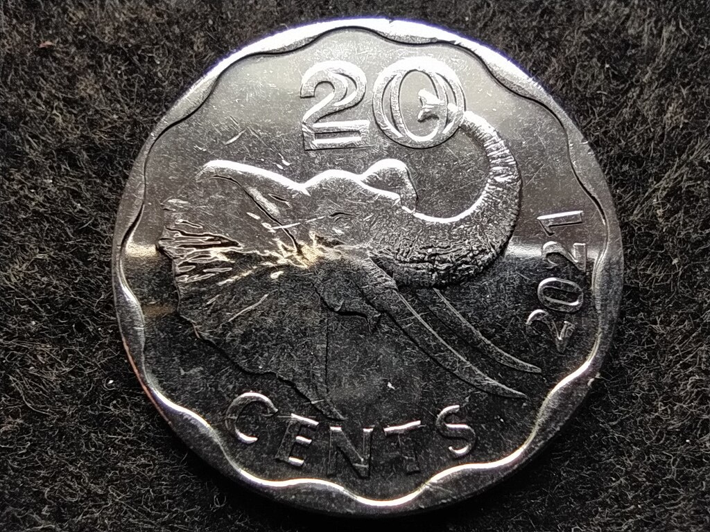 Szv&aacute;zif&ouml;ld III. Mswati (1986-) 20 Cent 
