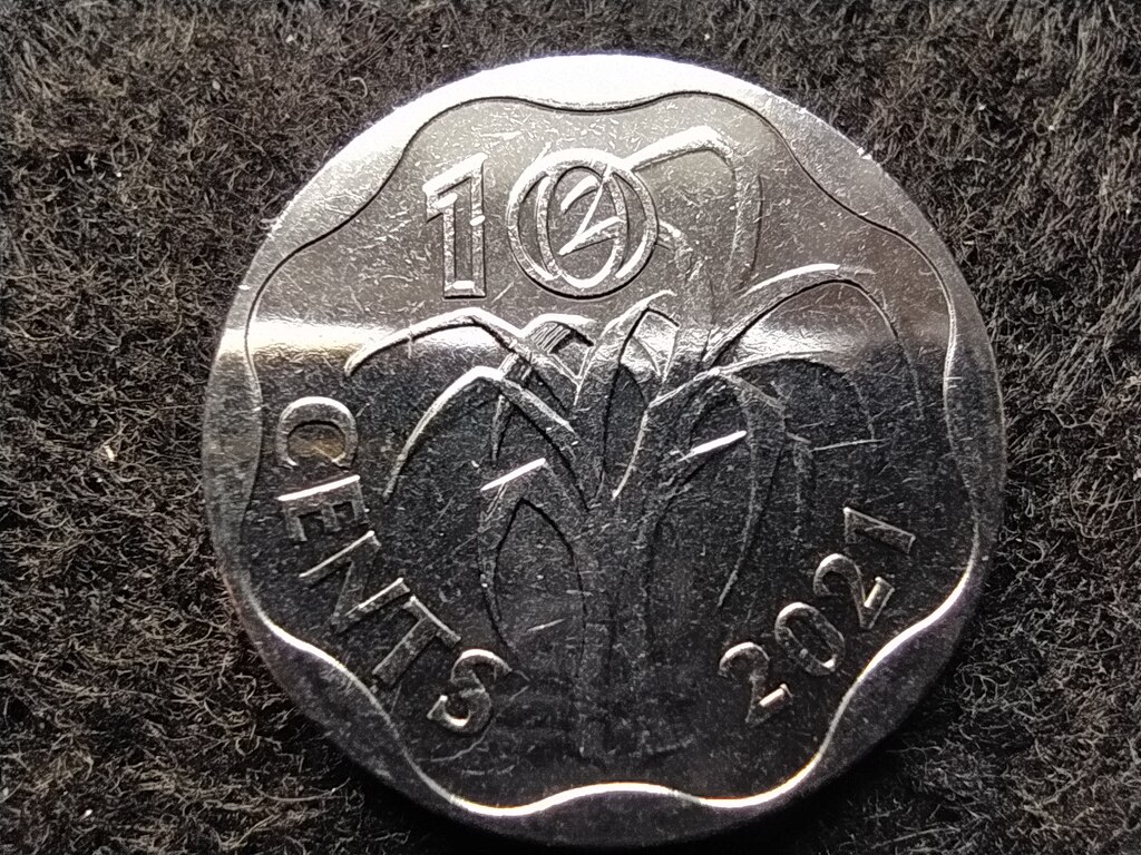 Szv&aacute;zif&ouml;ld III. Mswati (1986-) 10 Cent 