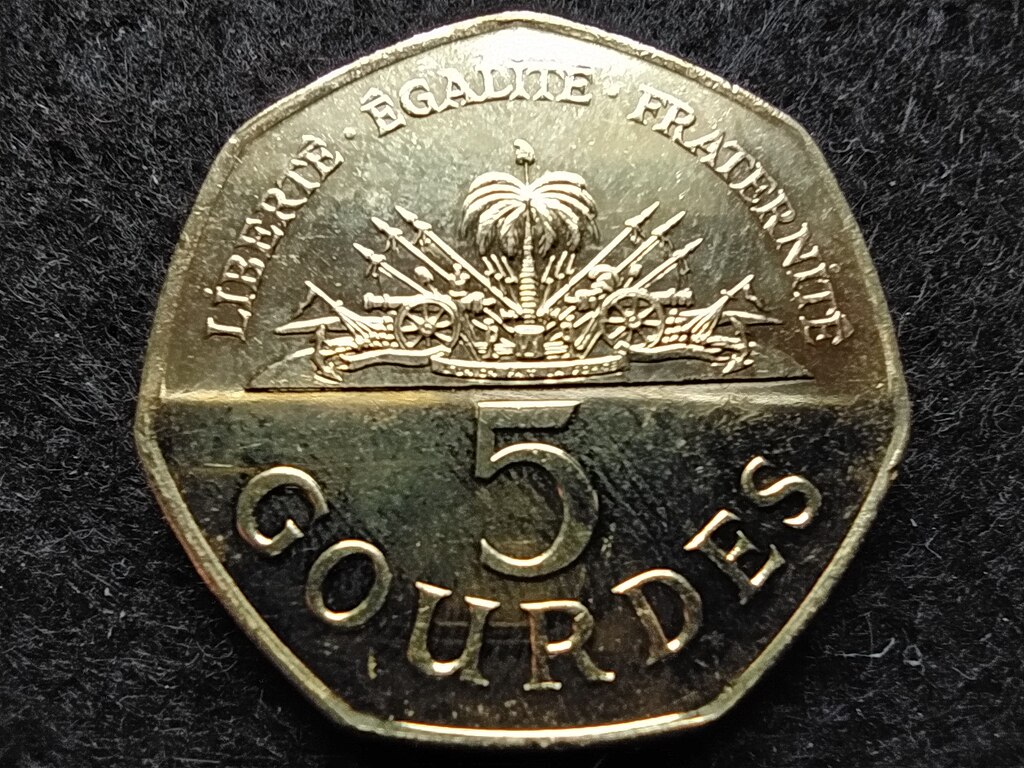 Haiti Harmadik K&ouml;zt&aacute;rsas&aacute;g (1986-) 5 Gourdes 