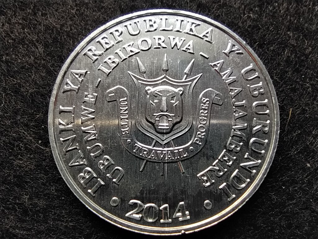 Burundi Afrikai koron&aacute;s sas 5 Frank 