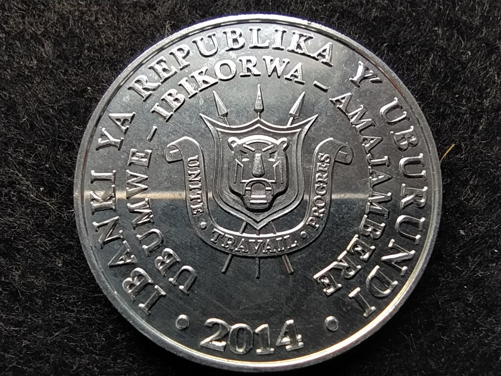 Burundi Pettyes pelyhesfark&uacute; 5 Frank 