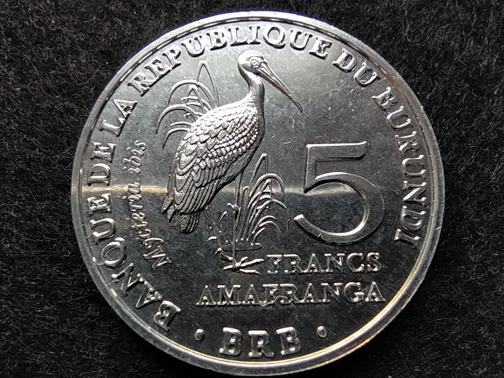 Burundi R&oacute;zs&aacute;s tantalusz 5 Frank 