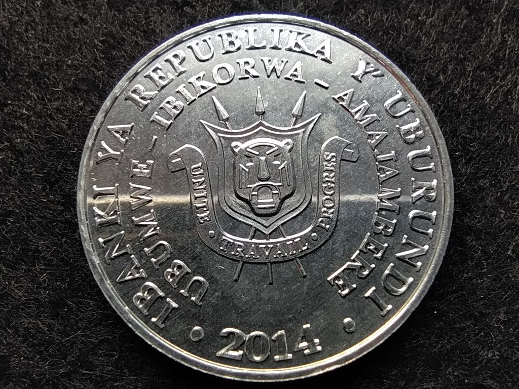 Burundi R&oacute;zs&aacute;s tantalusz 5 Frank 