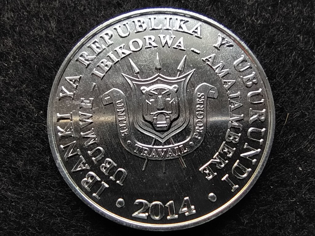 Burundi Papucscsőrű mad&aacute;r 5 Frank 
