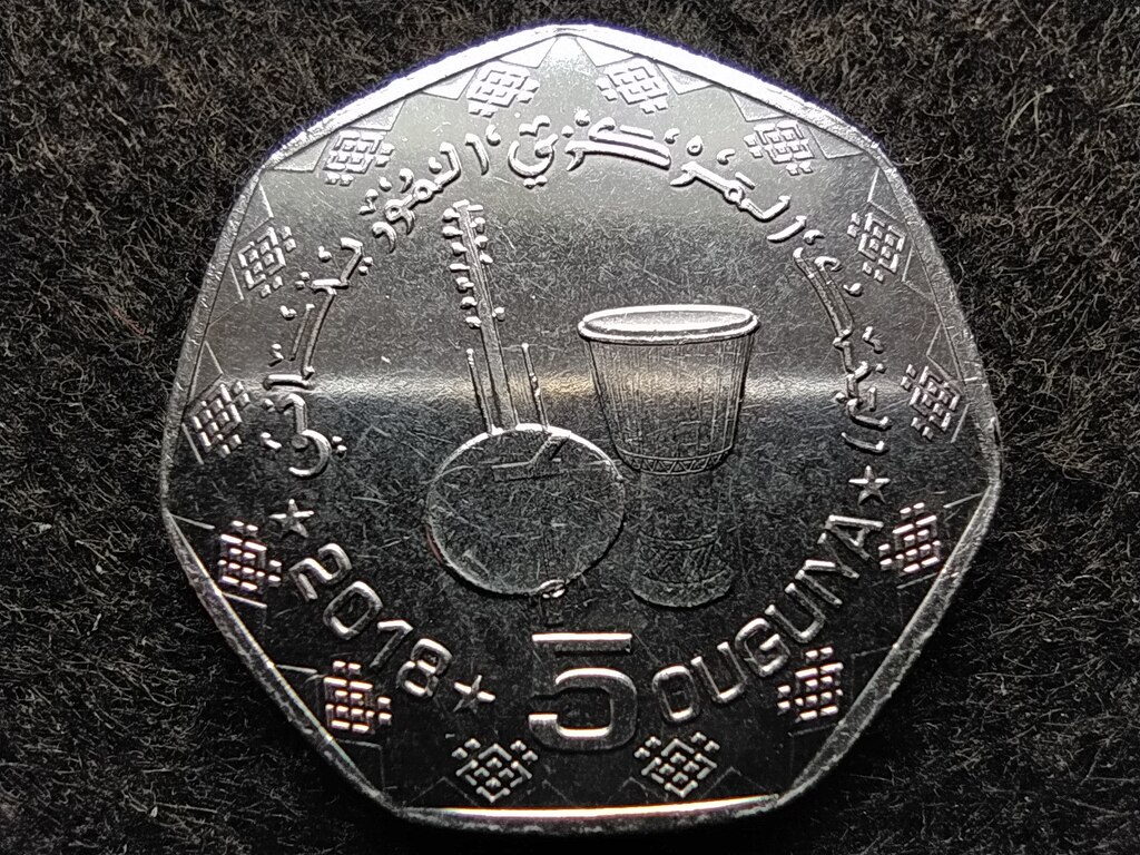 Maurit&aacute;nia Maurit&aacute;niai Iszl&aacute;m K&ouml;zt&aacute;rsas&aacute;g (1960-) 5 Ouguiya 