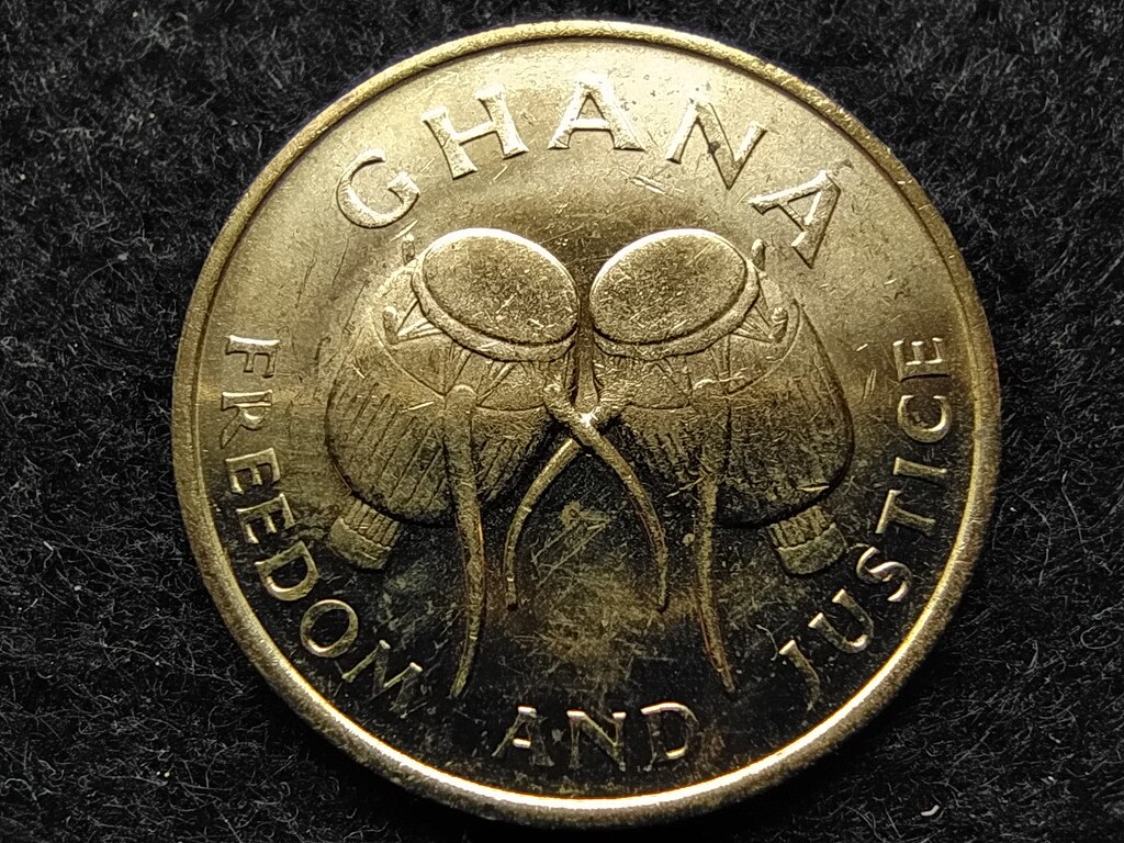 Gh&aacute;na K&ouml;zt&aacute;rsas&aacute;g (1960-) 5 Cedi 