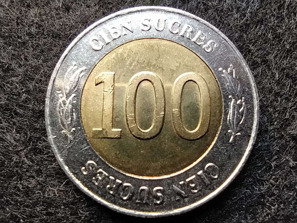 Ecuador K&ouml;zt&aacute;rsas&aacute;g (1830-) 100 Sucre 