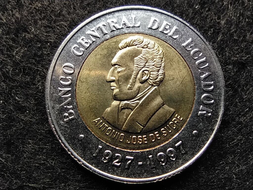 Ecuador K&ouml;zt&aacute;rsas&aacute;g (1830-) 100 Sucre 